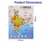 Chanak 4-in-1 Wooden Educational Puzzle Combo – Human Body, Alphabet, Vegetables & India Map – Montessori Learning Set for Toddlers & Preschoolers Age 2+ Aditi Toys Pvt. Ltd.