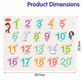 Wooden 1 To 20 Puzzle chanak