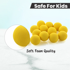 Chanak 24 Pcs Soft Foam Ball For Pneumatic Space Explorer Gun & Regular Fun Sports & Outdoor Play For Kids Age Above 3+ Years