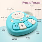 Chanak Baby Piano - Blue/White