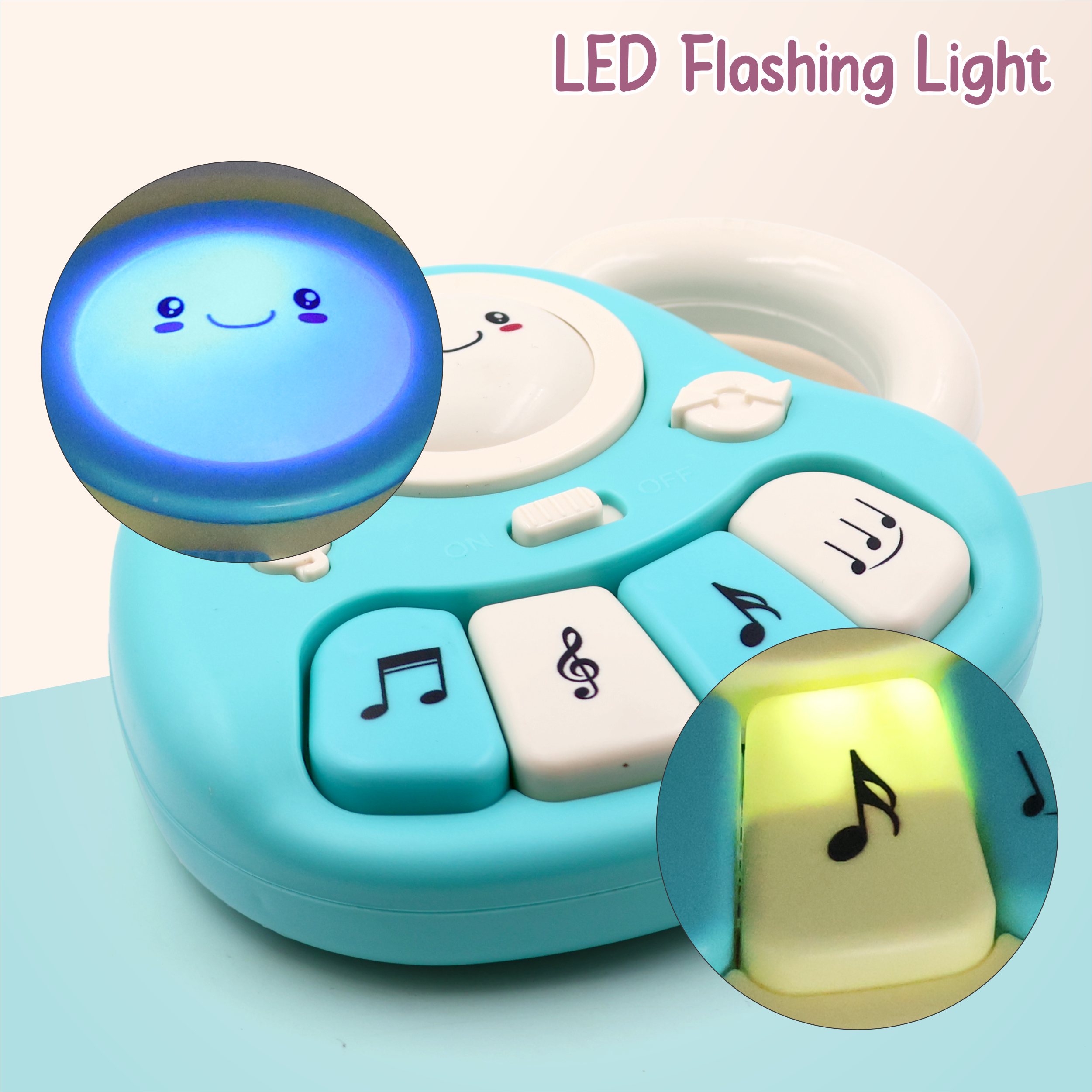 Chanak Baby Piano - Blue/White