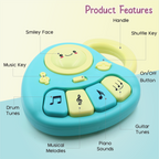 Chanak Baby Piano - Blue/Yellow