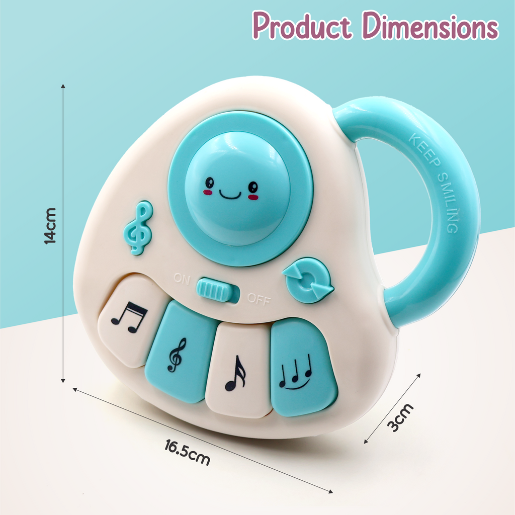 Chanak Baby Piano - White/Blue