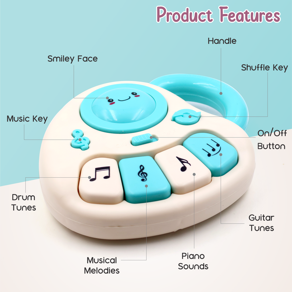 Chanak Baby Piano - White/Blue