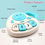 Chanak Baby Piano - White/Blue