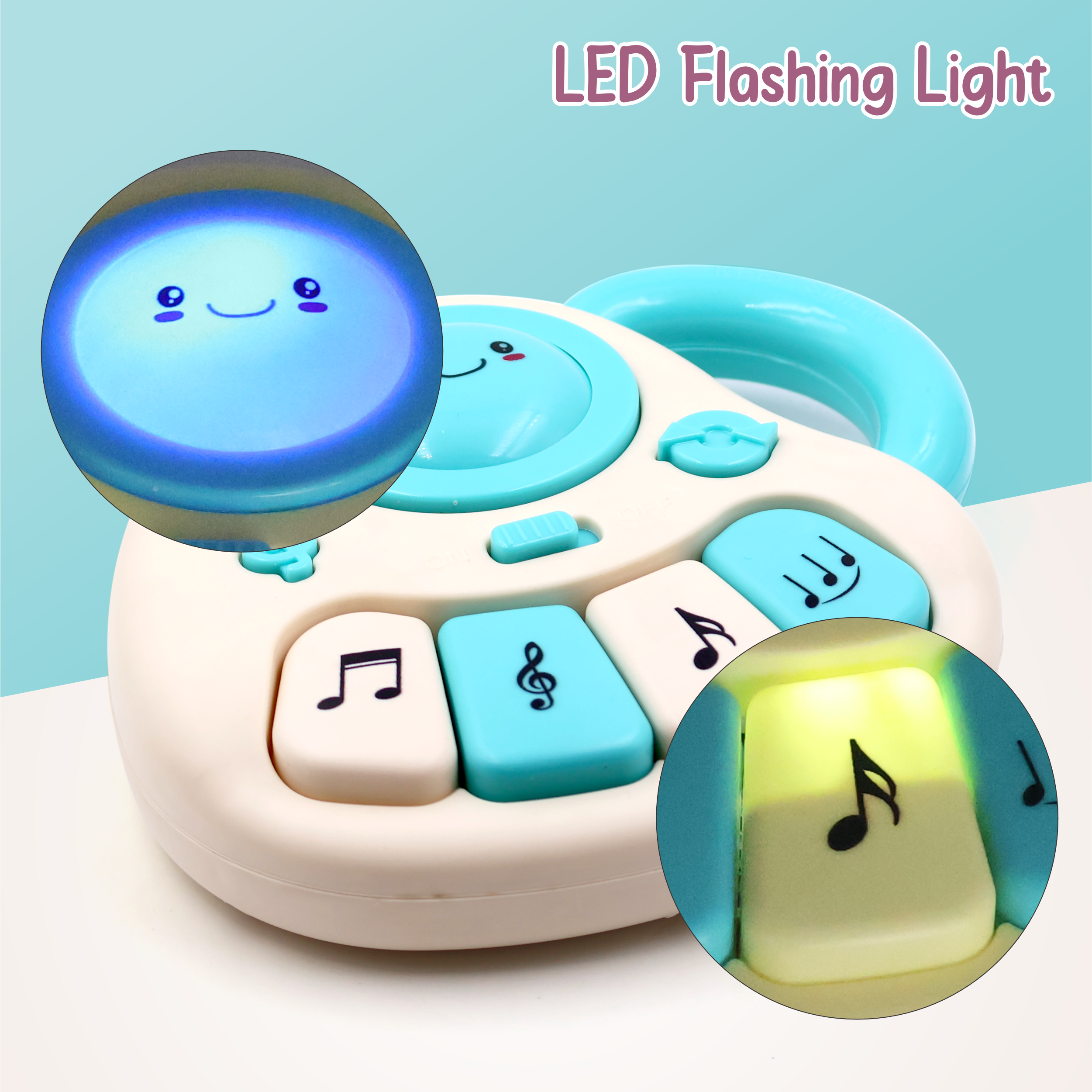 Chanak Baby Piano - White/Blue