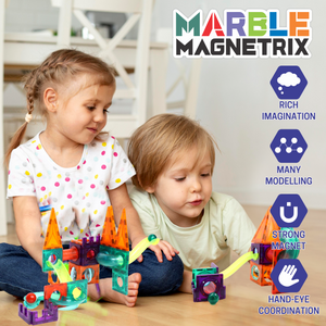 Marble Magnetrix Magnetic Tiles (28pc) chanak
