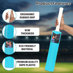 Poweredge Small Cricket Turf Bat (Blue) chanak