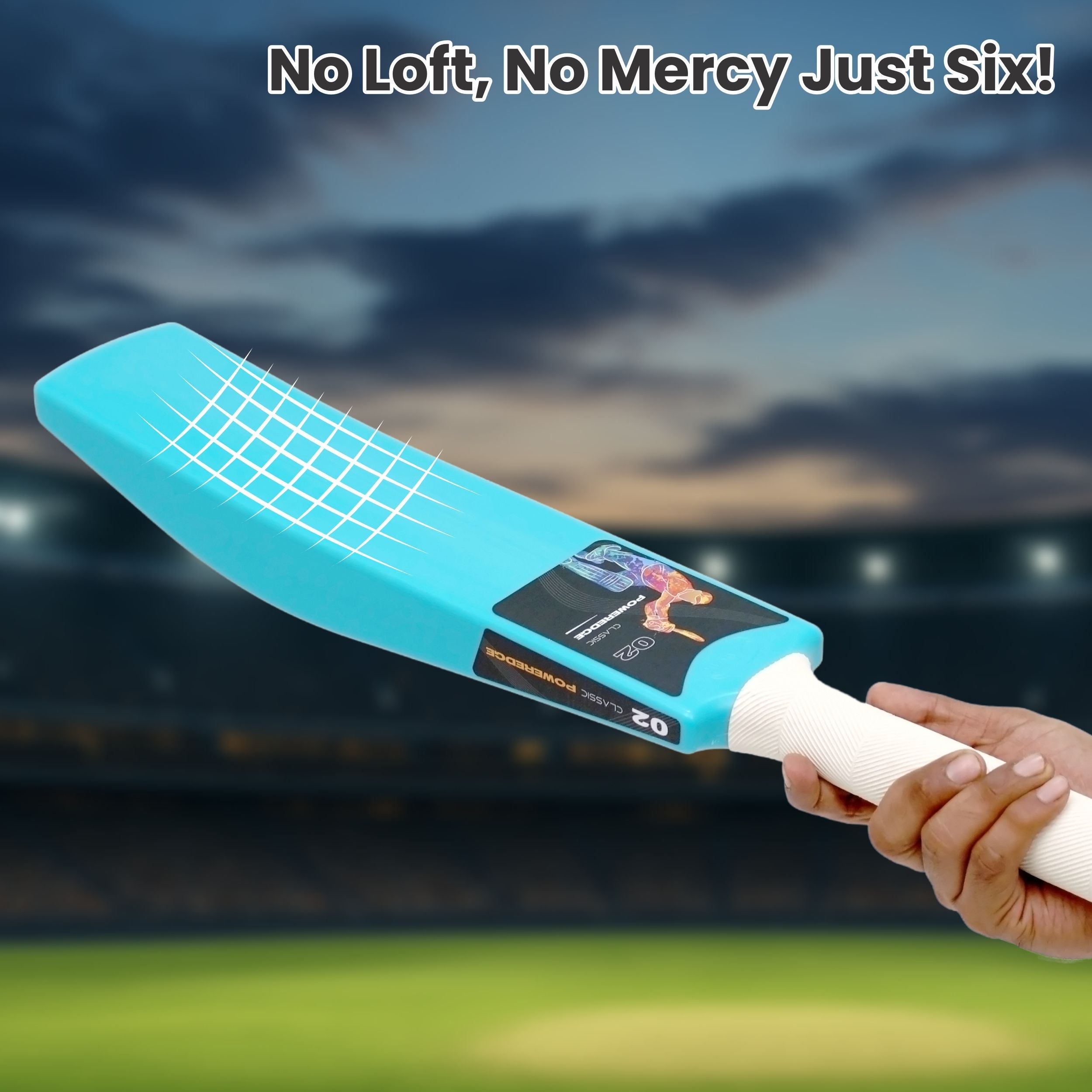Poweredge Small Cricket Turf Bat (Blue) chanak
