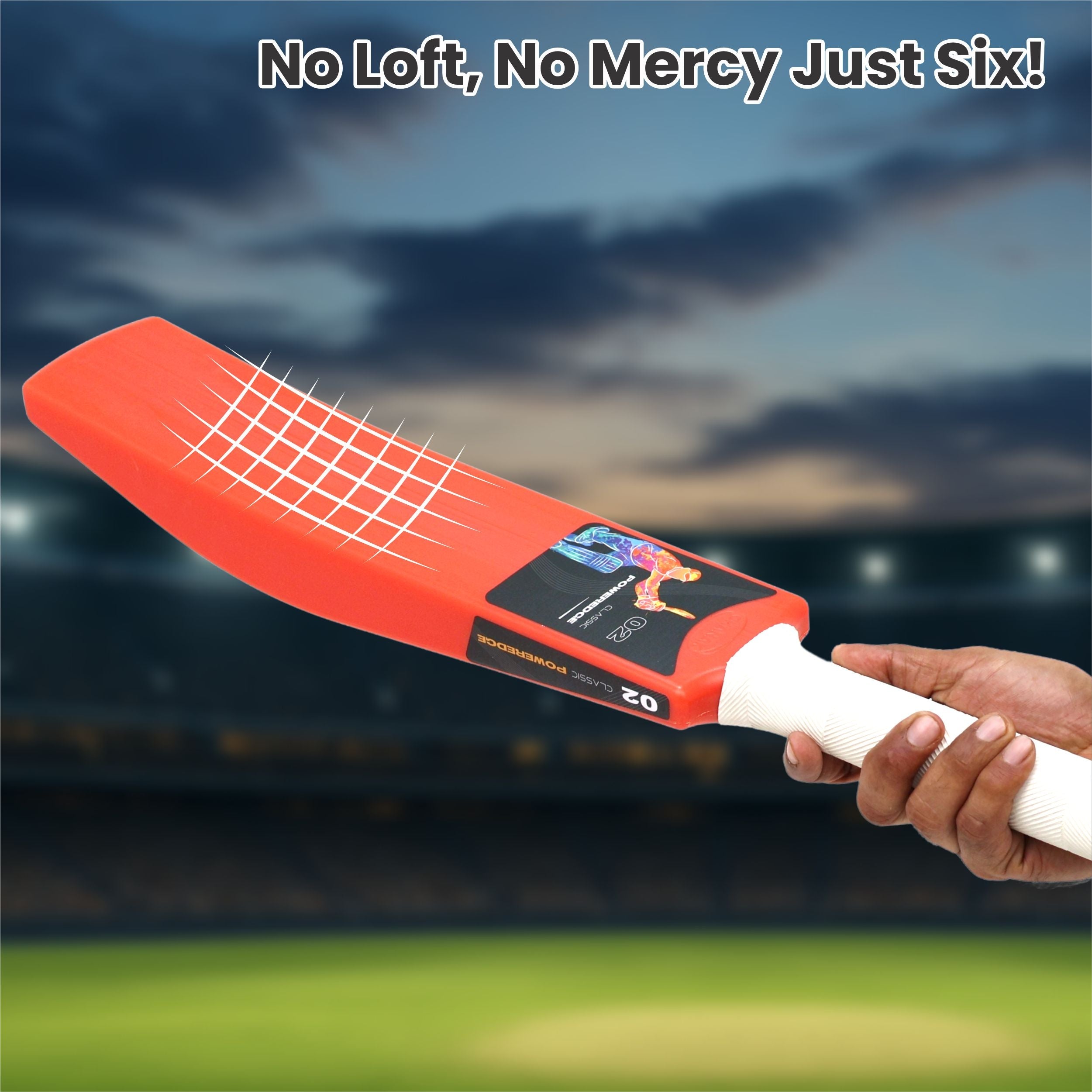 Poweredge Small Cricket Turf Bat (Orange) chanak