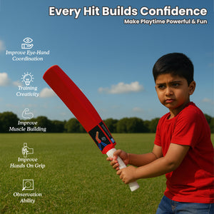 Pro Poweredge Big Cricket Turf Bat (Red) chanak