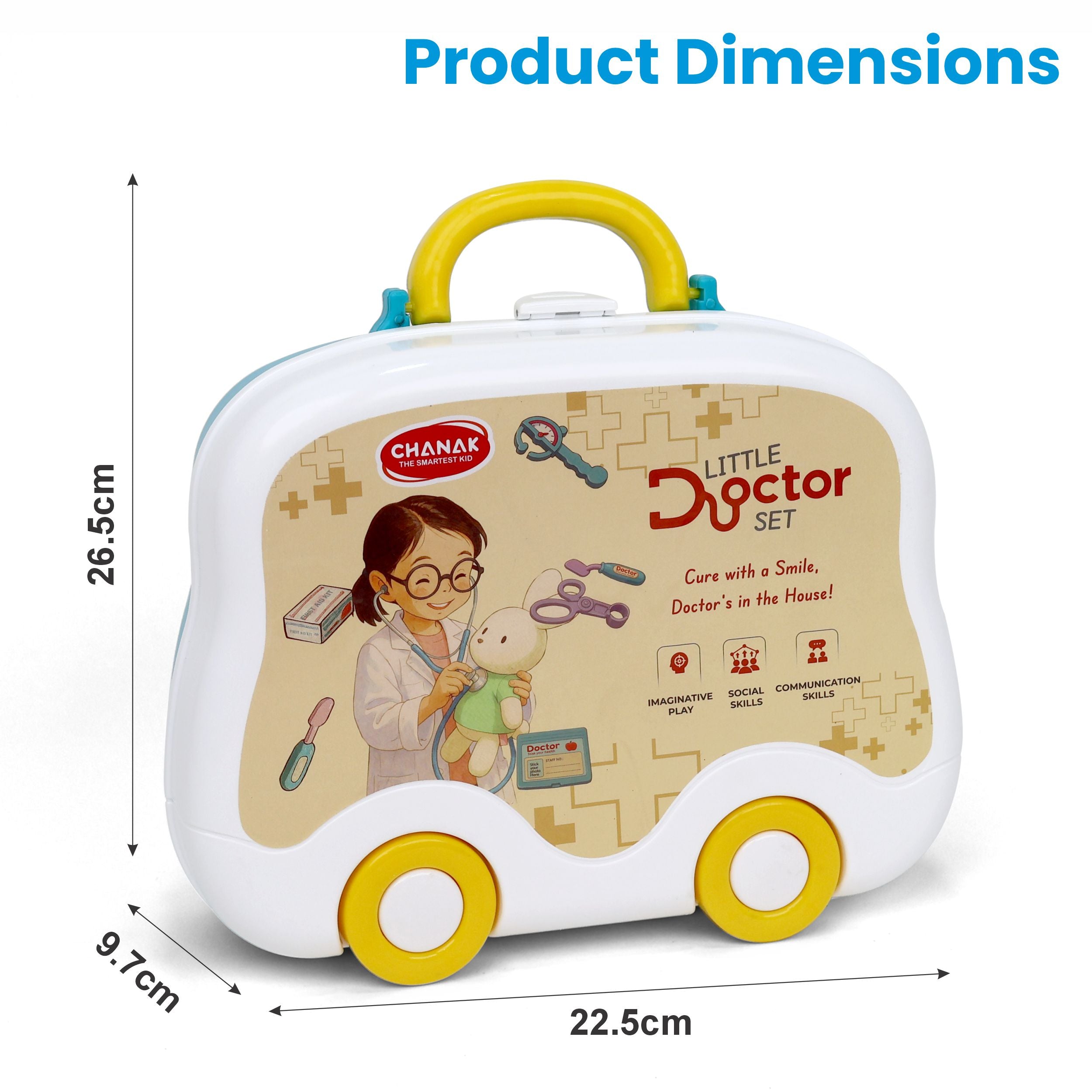 Little Doctor Set Premium (Blue_White) chanak