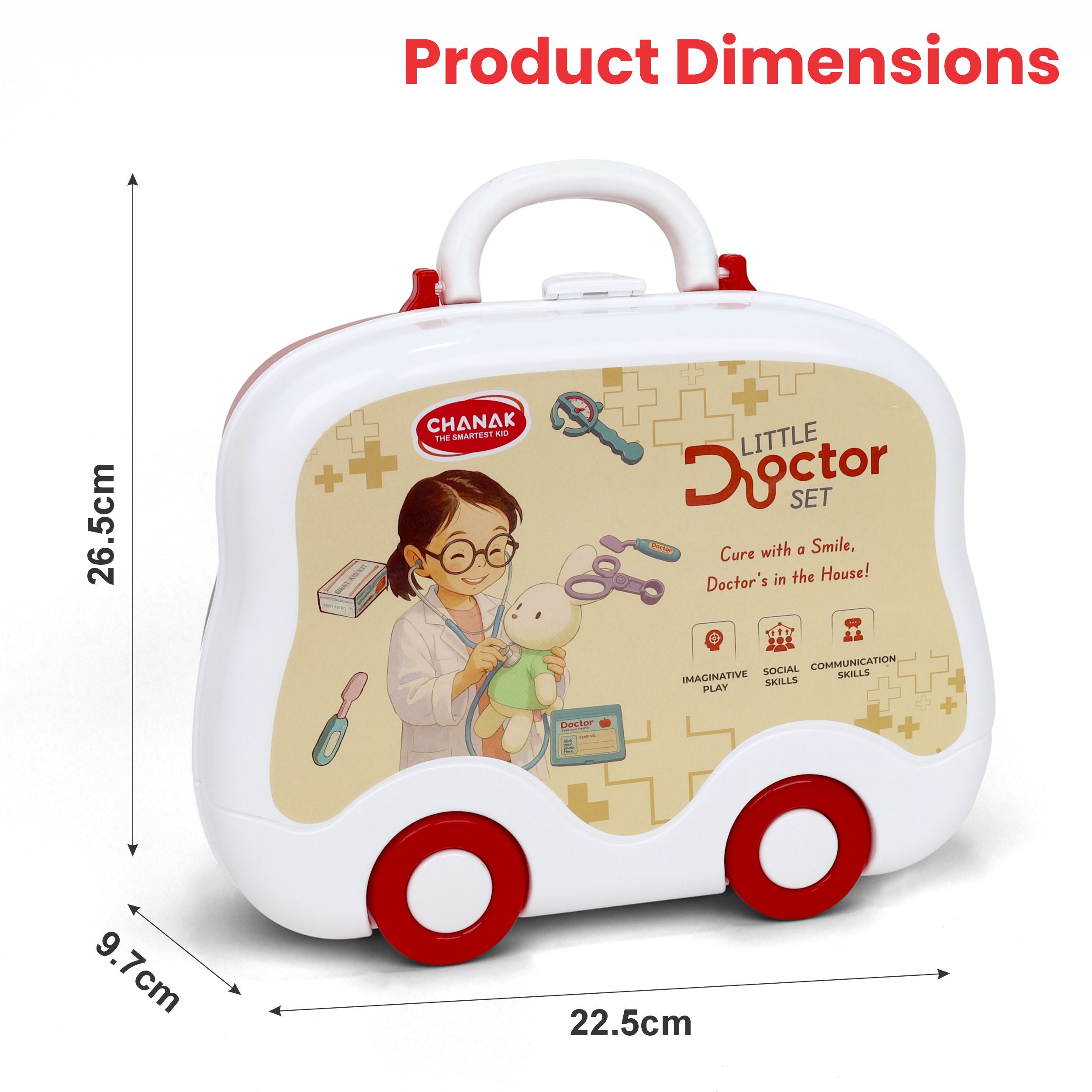 Little Doctor Set Premium (Red_White) chanak