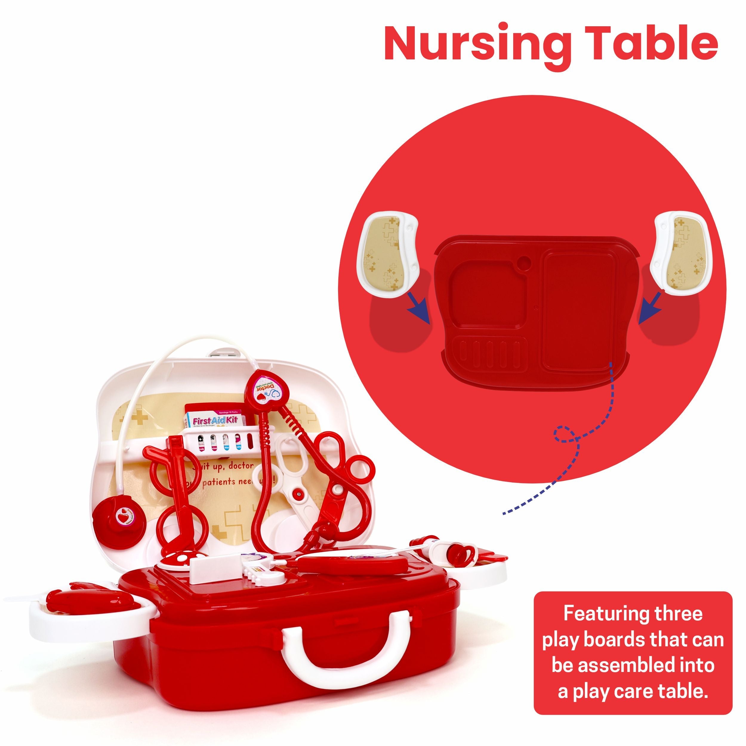 Little Doctor Set Premium (Red_White) chanak