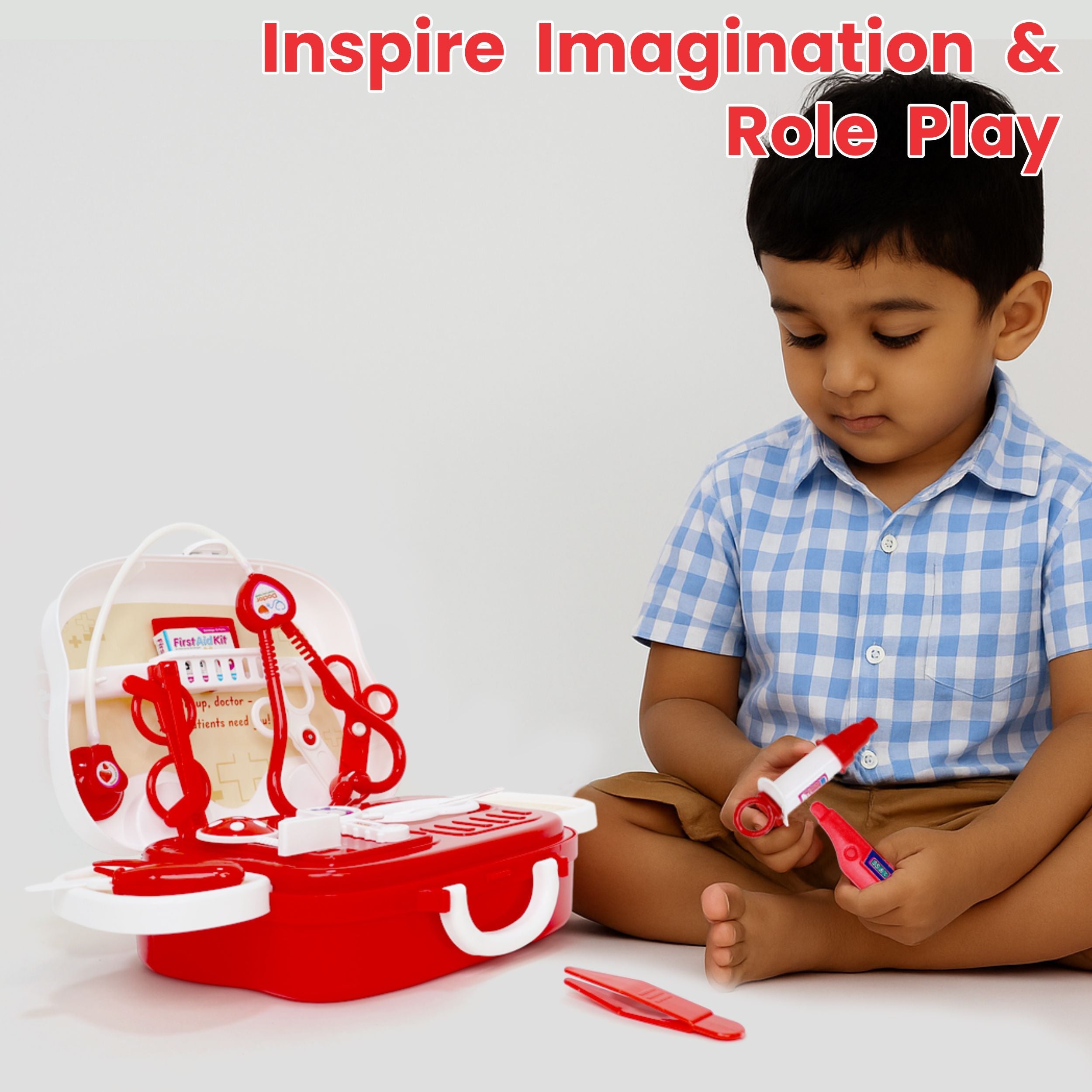 Little Doctor Set Premium (Red_White) chanak