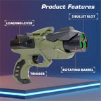 Chanak Nitro Ranger Gun, Pullback Shot Gun With Soft Bullet, Pretend Play Gun For 3+ Kids Aditi Toys Pvt. Ltd.