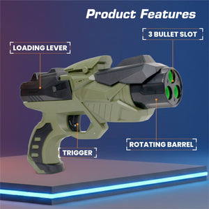 Chanak Nitro Ranger Gun, Pullback Shot Gun With Soft Bullet, Pretend Play Gun For 3+ Kids Aditi Toys Pvt. Ltd.