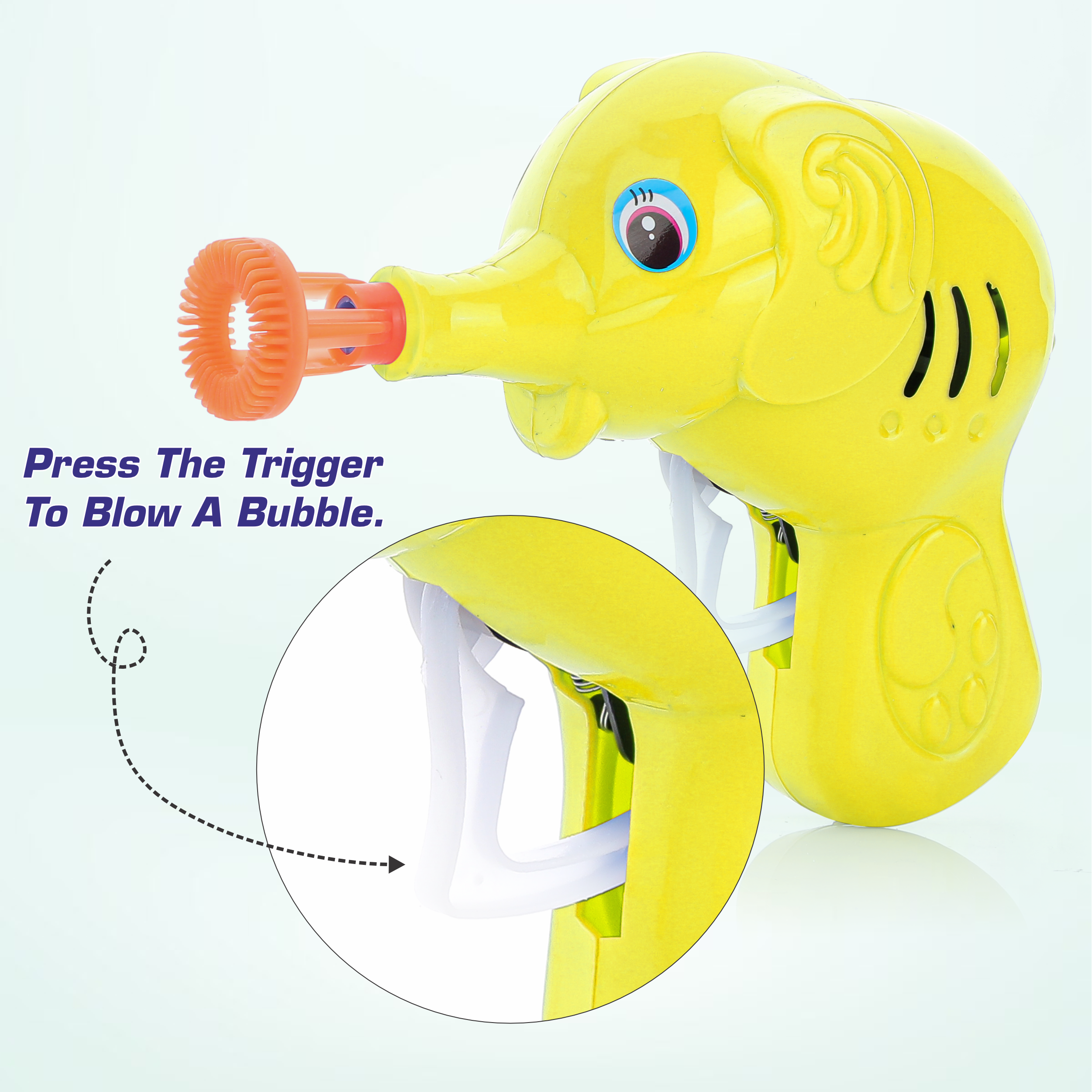 Chanak's Elephant Bubbles Blower Toy (Yellow) 🐘 Aditi Toys Pvt. Ltd.