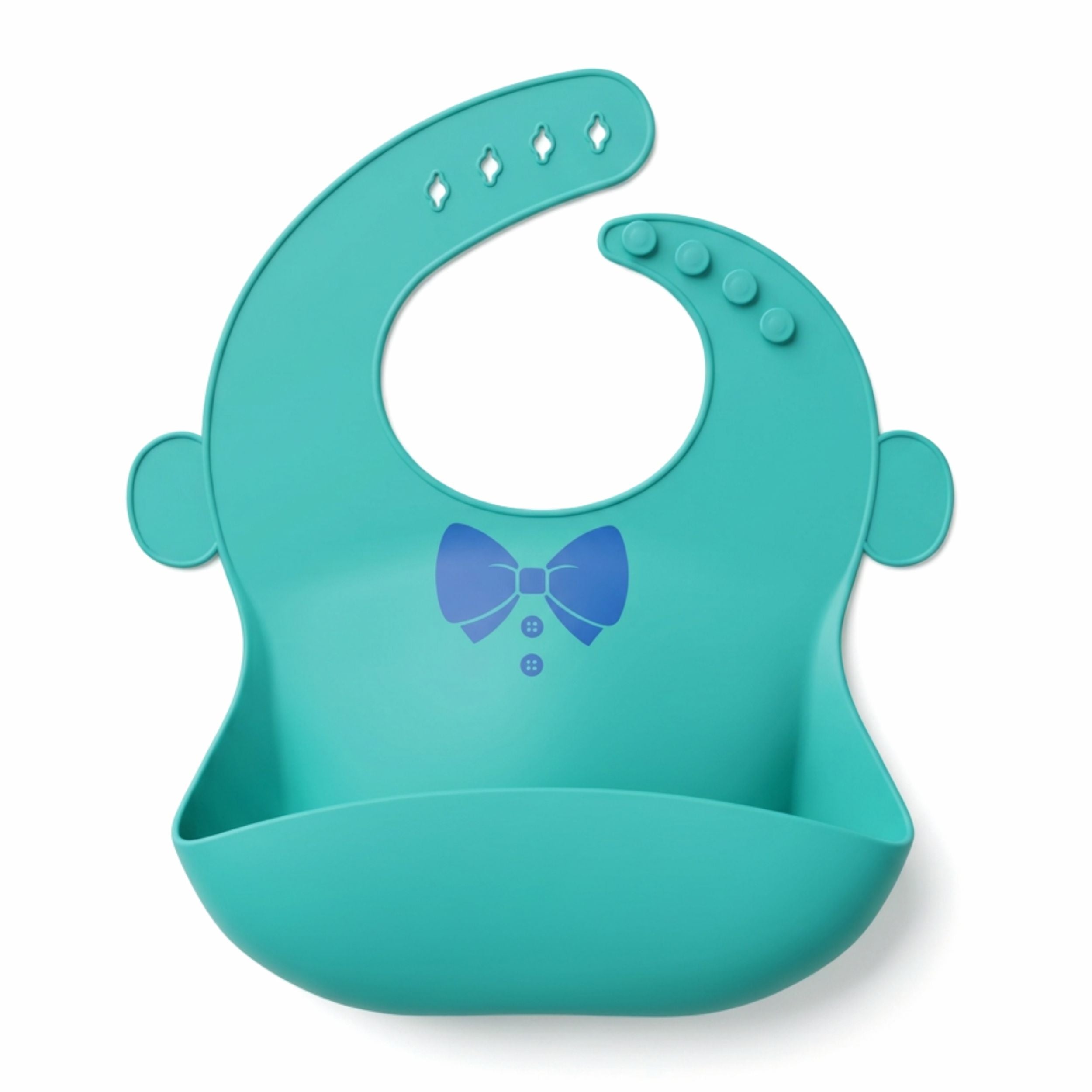Tidy Tuck Silicon Bib (Green) chanak