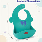 Tidy Tuck Silicon Bib (Green) chanak
