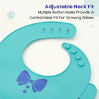 Tidy Tuck Silicon Bib (Green) chanak