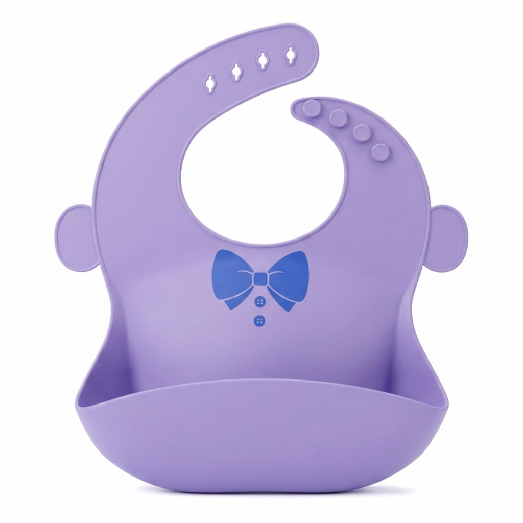 Tidy Tuck Silicon Bib (Purple) chanak
