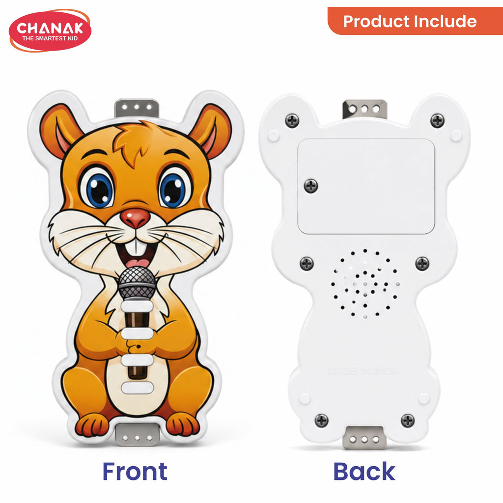 Chanak Squirrel Musical Toy With Sound & Light For Boys & Girls 3+ Age chanak