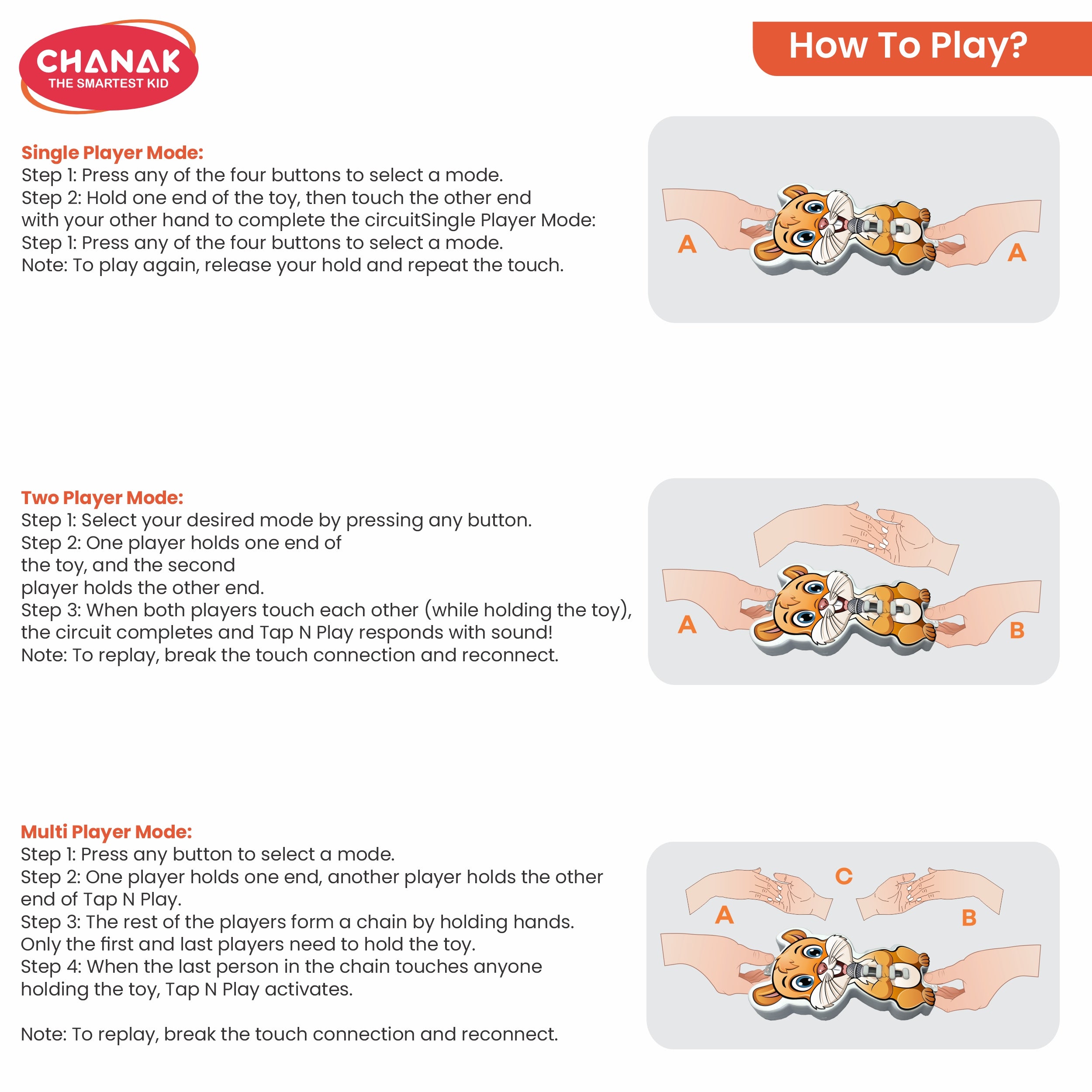 Chanak Squirrel Musical Toy With Sound & Light For Boys & Girls 3+ Age chanak