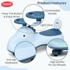 Chanak Go Glider Swing Car With Lights and Music For 3+ Years Kids. chanak