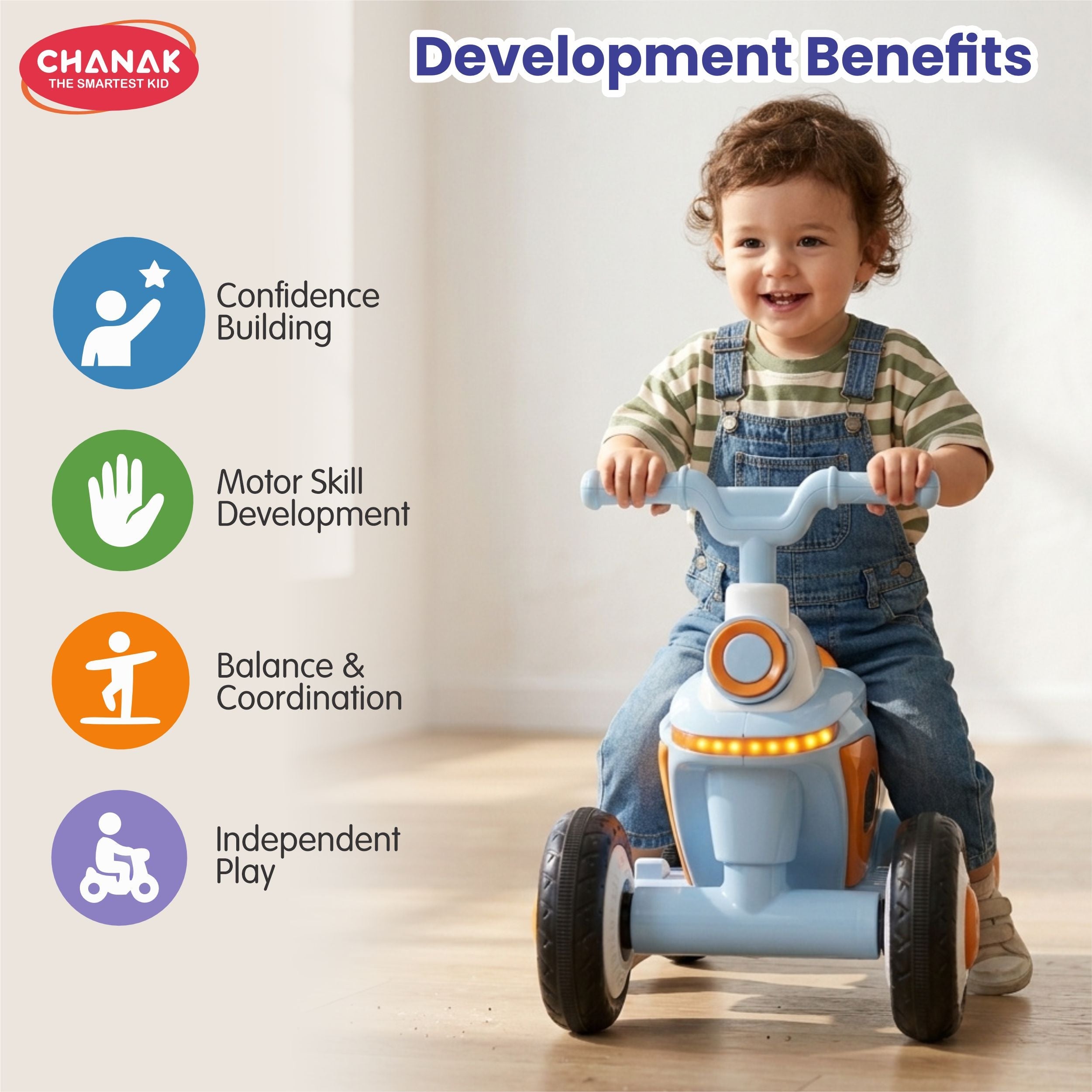 Giggle Wheels-White chanak