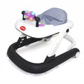 Chanak Baby Walker, Adjustable Height Push Walker for Babies 6-18 Months, Walker for Kids with Music for Baby Boys & Girls Foldable Learning Walker with Detachable Activity Tray & Food Tray(Gray)