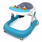 Chanak Baby Walker, Adjustable Height Push Walker for Babies 6-18 Months, Walker for Kids with Music for Baby Boys & Girls Foldable Learning Walker with Detachable Food Tray