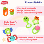 Chanak Baby Rattle Set for Newborns 0-6 Months