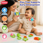 Chanak Baby Rattle Set for Newborns 0-6 Months