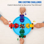 Chanak Hungry Frog Game for Kids 4+ Years | Press & Catch Frog Eating Beans Game with 32 Balls – BIS Approved (Blue)