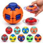 Chanak 2-in-1 Fidget Spinner Ball for Kids & Adults | Press & Transform 360° Stress Relief Toy – BIS Approved (Pack of 2)