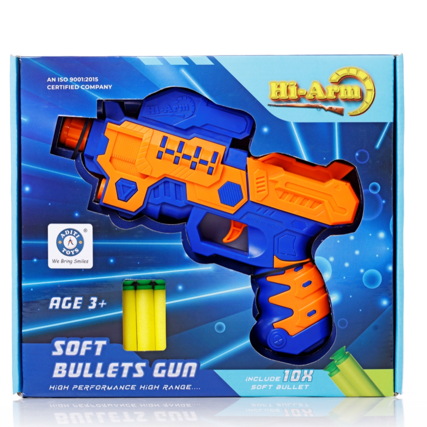 Chanak Hi-Arm Soft Bullet Gun With 10 Bullets Aditi Toys Pvt. Ltd.