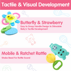 Chanak's Kinder Rattle for New Born Babies, Infants, Toddlers (8 PCS) Aditi Toys Pvt. Ltd.