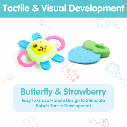 Chanak's Kinder Rattle for New Born Babies, Infants, Toddlers (3 PCS) Aditi Toys Pvt. Ltd.