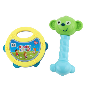 Chanak's Kinder Rattle for New Born Babies, Infants, Toddlers (2 PCS) - chanak