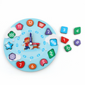 Learning Wooden Clock (Blue) chanak