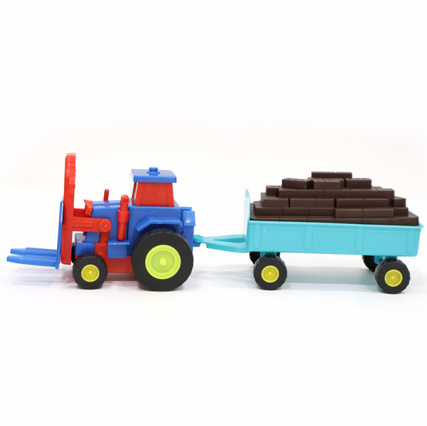 Chanak Toy Tractor with Bricks