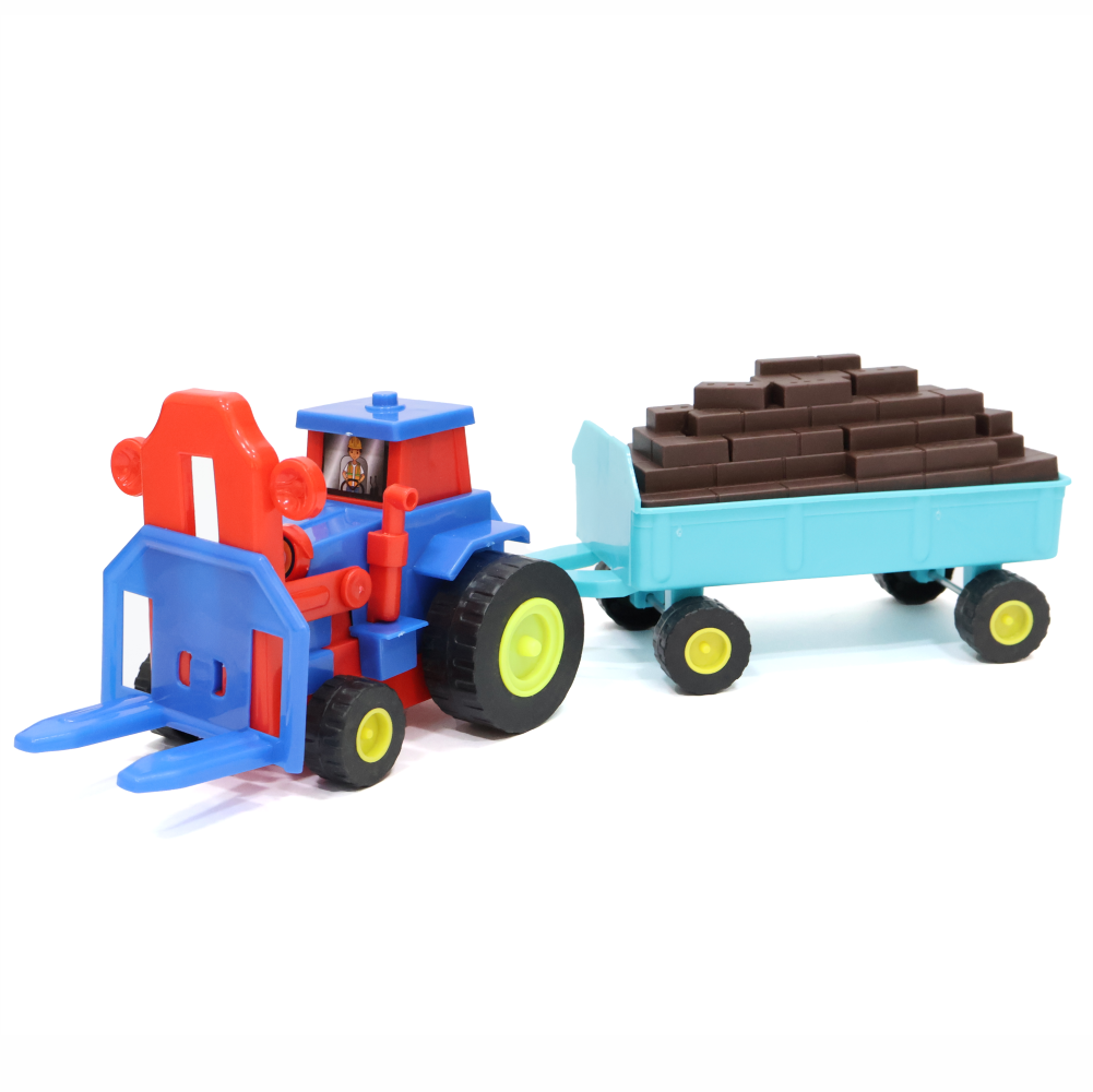 Chanak Toy Tractor with Bricks