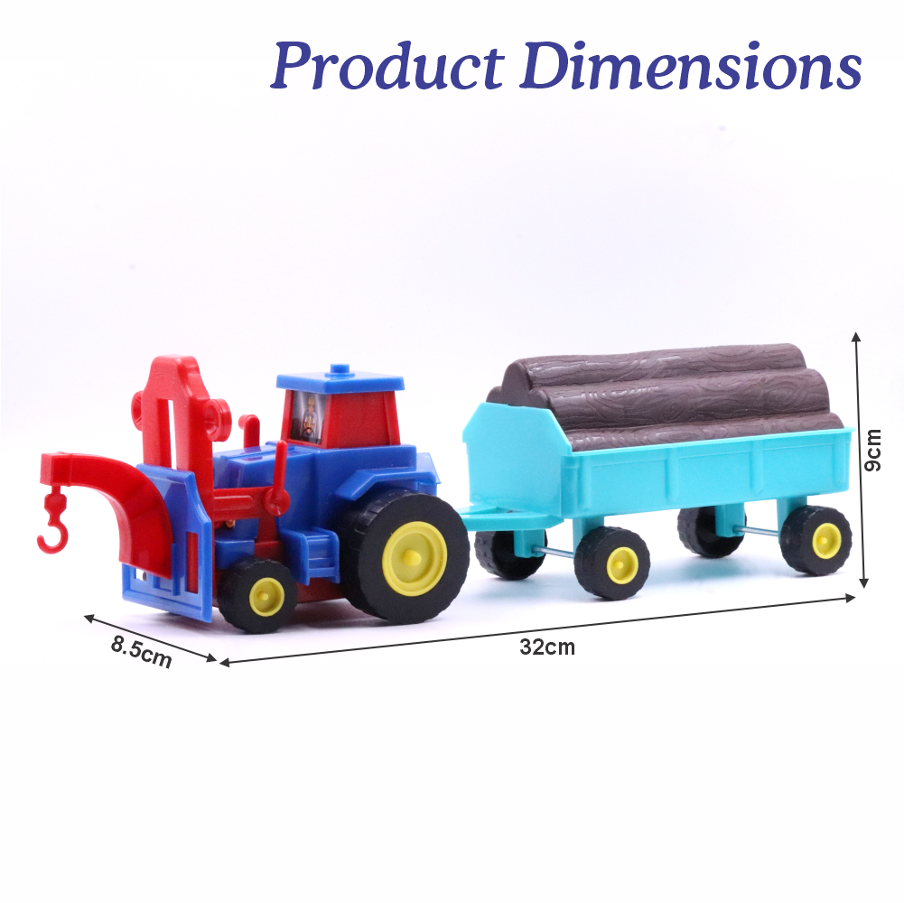 Friction Tractor (Wood)