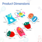 Chanak Kinder Rattle Set 6 Pcs - Teether Detail - chanak