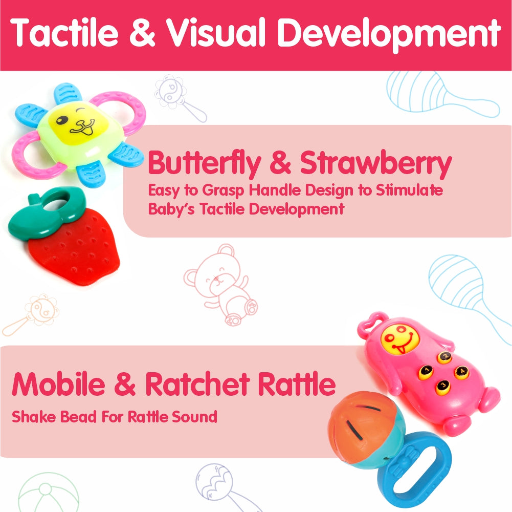 Chanak Kinder Rattle Set - 6 Pcs