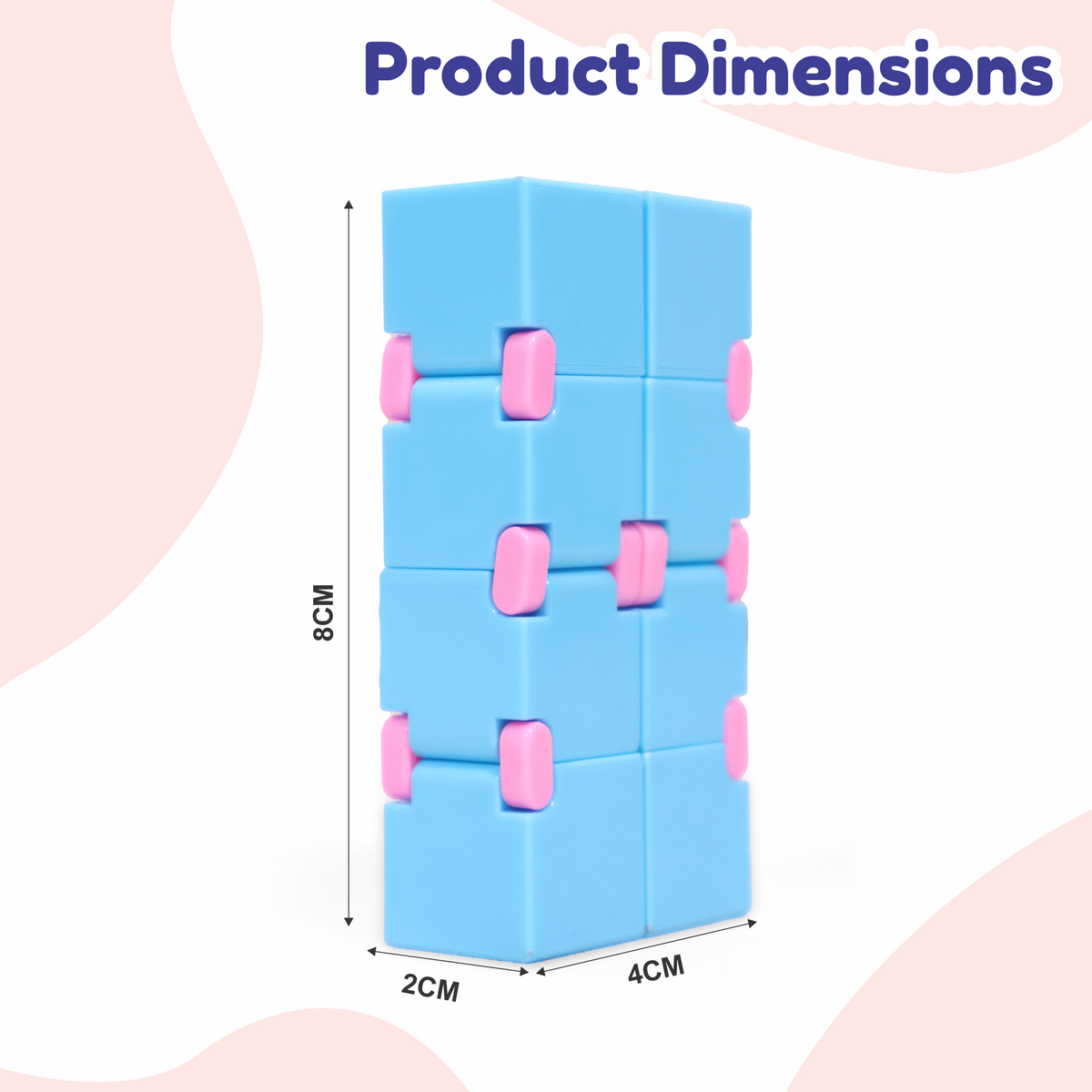 Cube Fidget Toy Cube Infini Anti-Stress SKYLETY - Mini Cube Sensoriel - Pour ADHD, Autisme Cube Fidget Toy Cube Infini Anti-Stress SKYLETY - Mini Cube Sensoriel - Pour ADHD, Autisme
