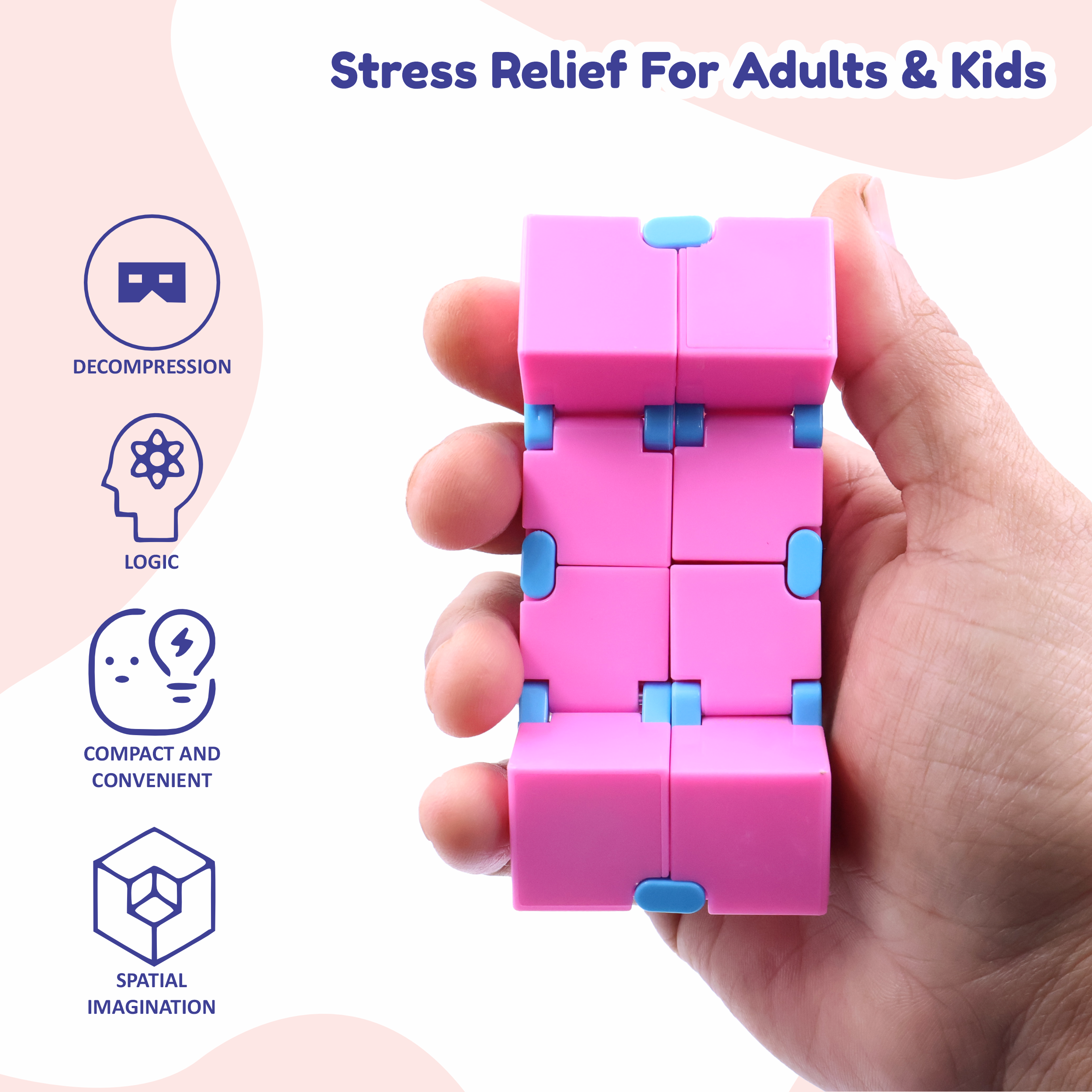 Smart Infinity Cube | Stress Relief Fidget Toy  chanak