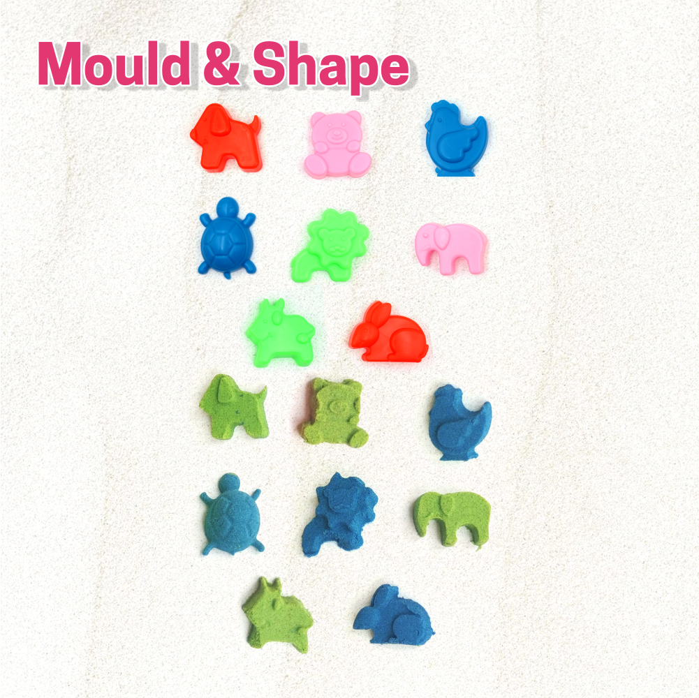 Chanak's Creative Sand Tube for Kids, Sand Kit with Shapes & Moulds, Beach Sand For Kids (200 Gram) Aditi Toys Pvt. Ltd.