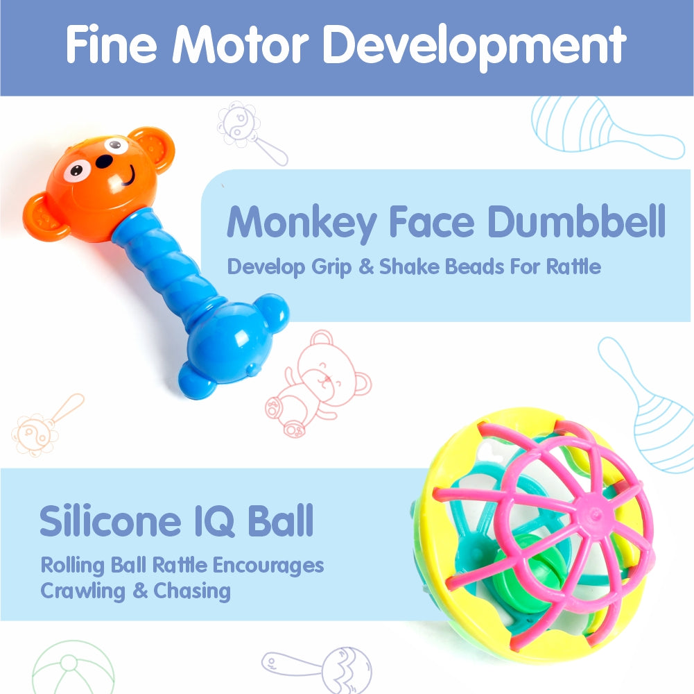 Chanak Kinder Rattle Set - 8 Pcs